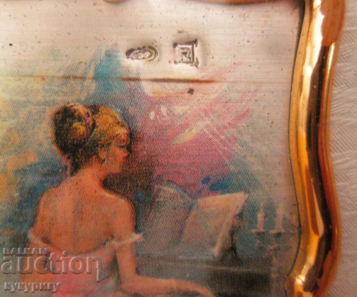 Auction Old Italian silver 925 wall decoration Pianist Auction Old Italian silver 925 wall decoration Pianist