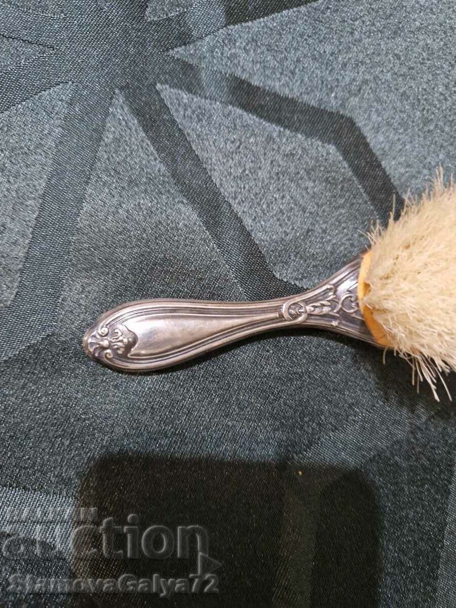 A wonderful antique English silver brush - 7 A wonderful antique English silver brush - 7