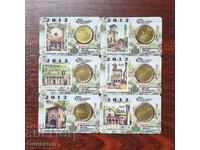 San Marino • "Tourist" set of 6 cards for stamps and coins