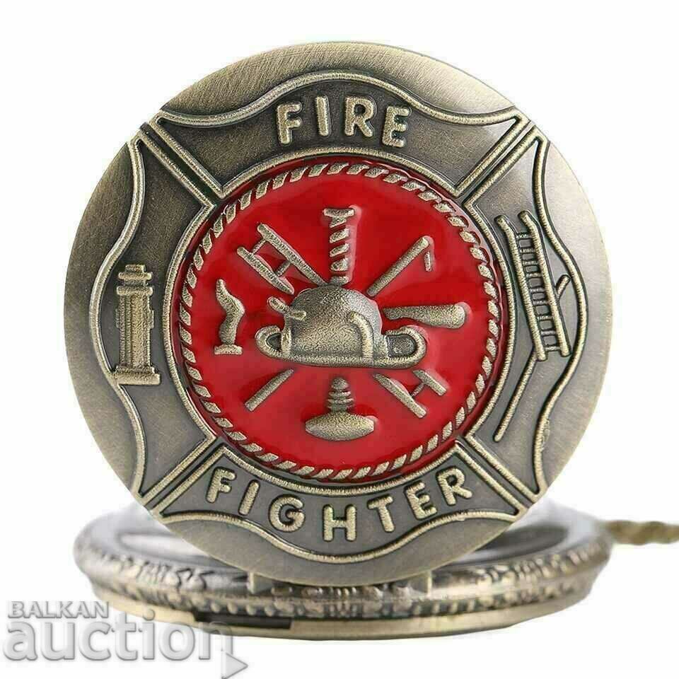 New pocket watch fireman fireman helmet fire - 5 New pocket watch fireman fireman helmet fire - 5
