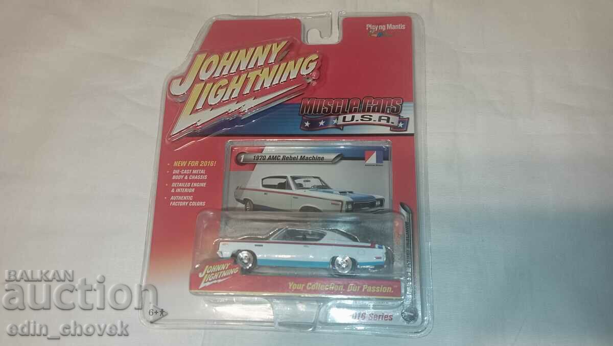 1/64 Johny Lightning AMC Rebel Machine 1970. Νέο