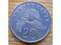 20 cents 1986 - Singapore