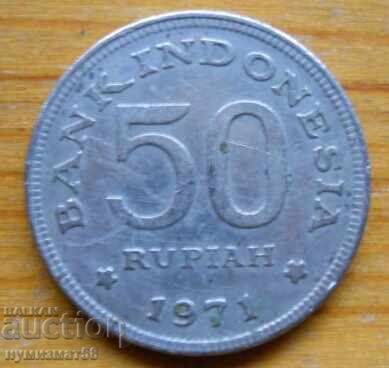 50 Rupees 1971 - Indonesia