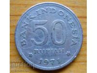 50 de rupii 1971 - Indonezia