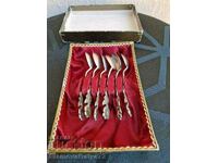 Old wonderful antique silver spoons