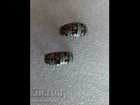 Jewelry - earrings by Angelo Krasini - silver + turquoise