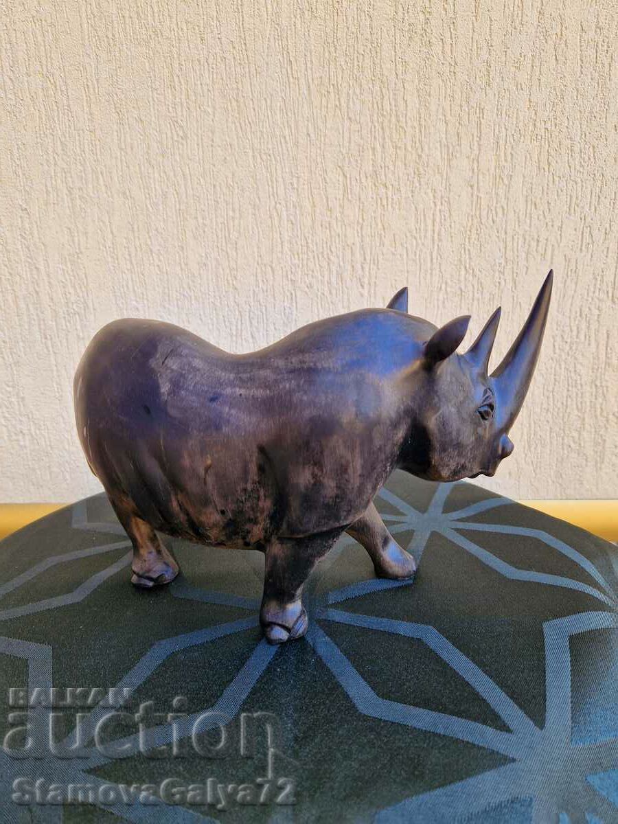 Unique antique wooden figure statuette - 6