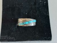 Angelo Krasini silver+turquoise jewelry ring