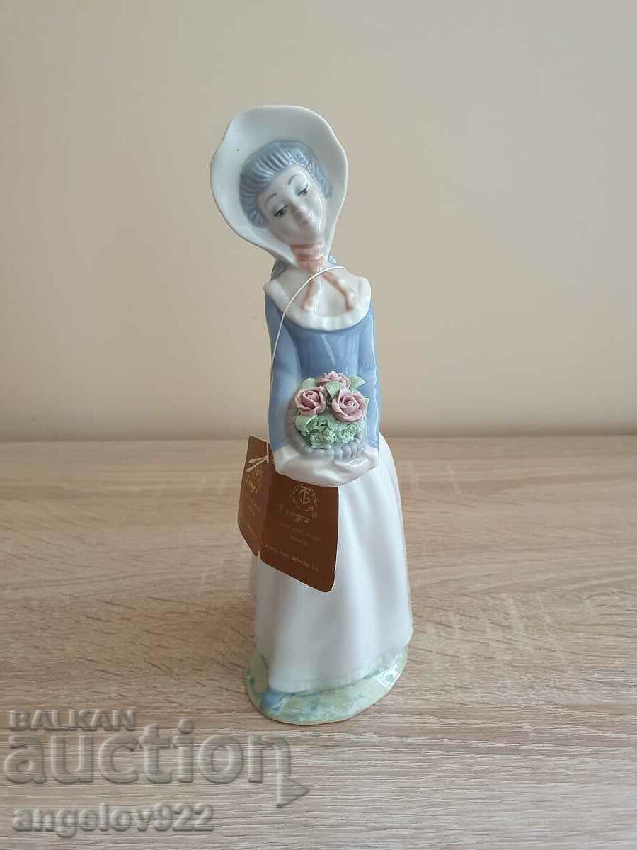 Spanish porcelain figure TENGRA