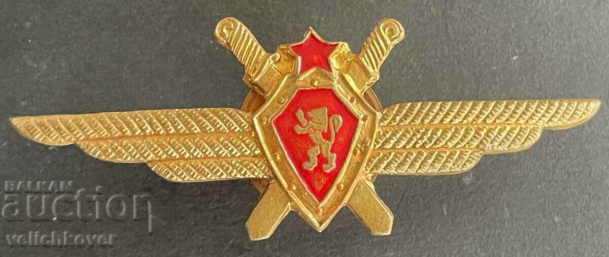 38684 България знак военен пилот  60-те г.