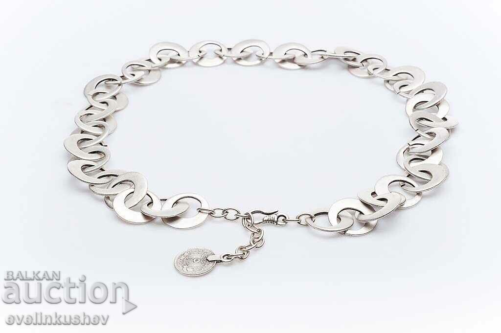 Silver plated necklace KN-0301001017 with price 75.00 BGN | € 38.35 Silver plated necklace KN-0301001017 with price 75.00 BGN | € 38.35