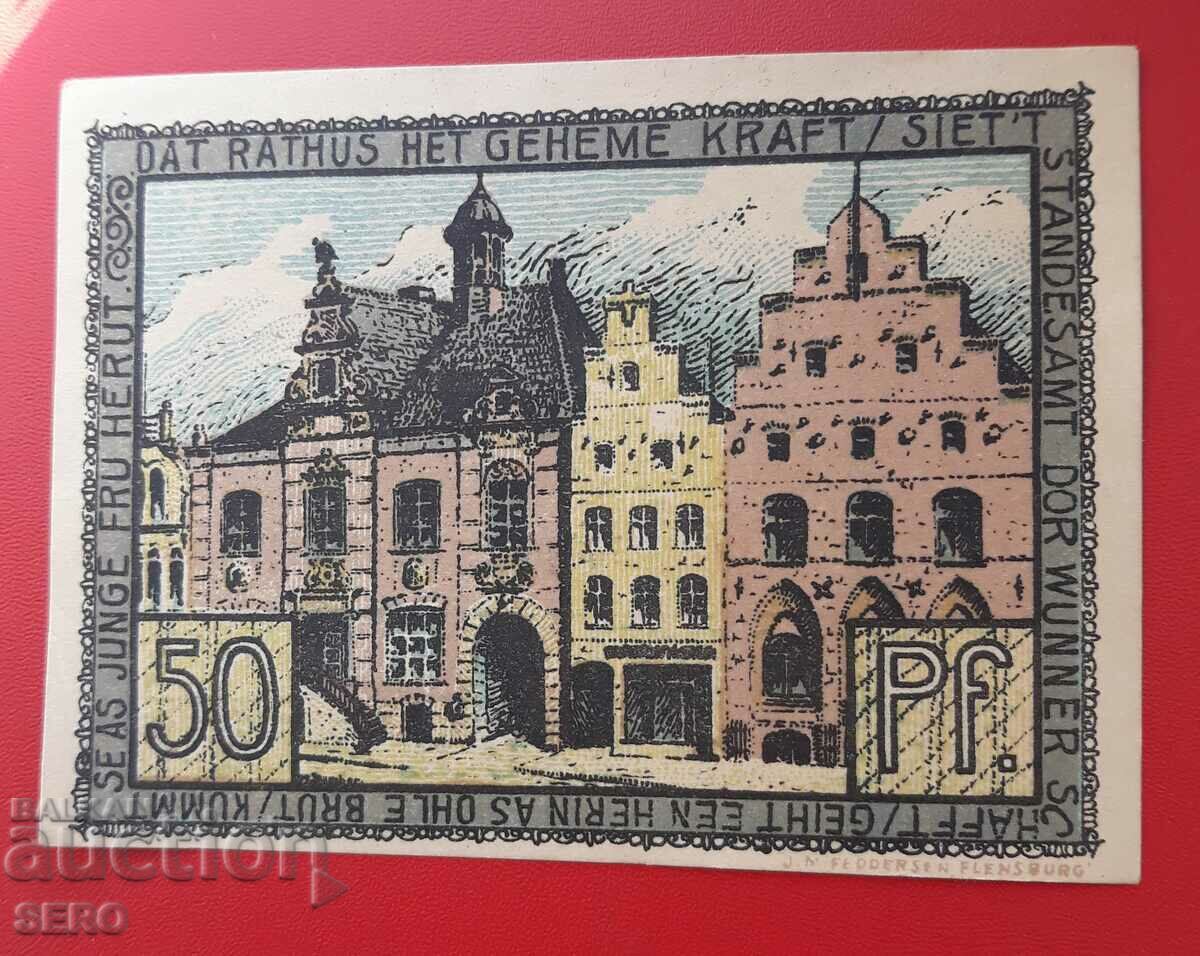 Bancnota-Germania-Schleswig-Holstein-Husum-50 pfennig