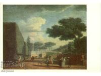 Old postcard - art - Joseph Vernet, Park