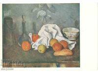 Old postcard - Art - Paul Cézanne, Still life