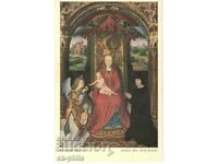 Old postcard - Art - Hans Memling, Virgin and Child