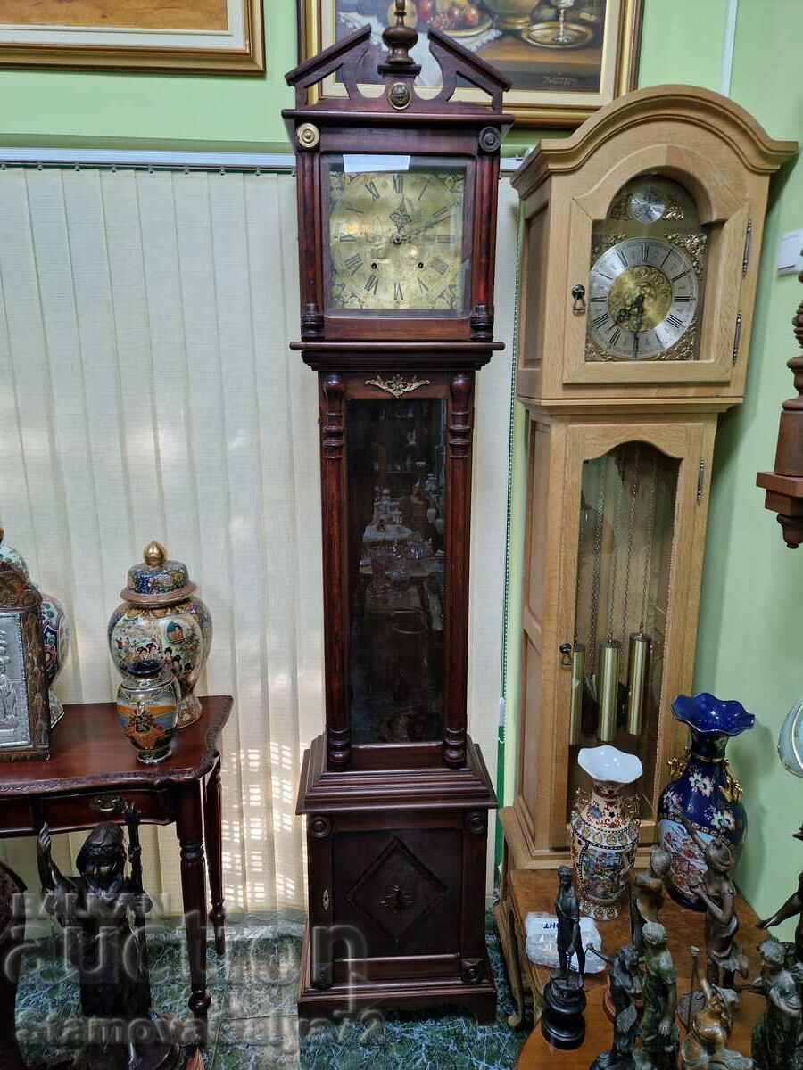 A lovely antique collectible parquet clock A lovely antique collectible parquet clock