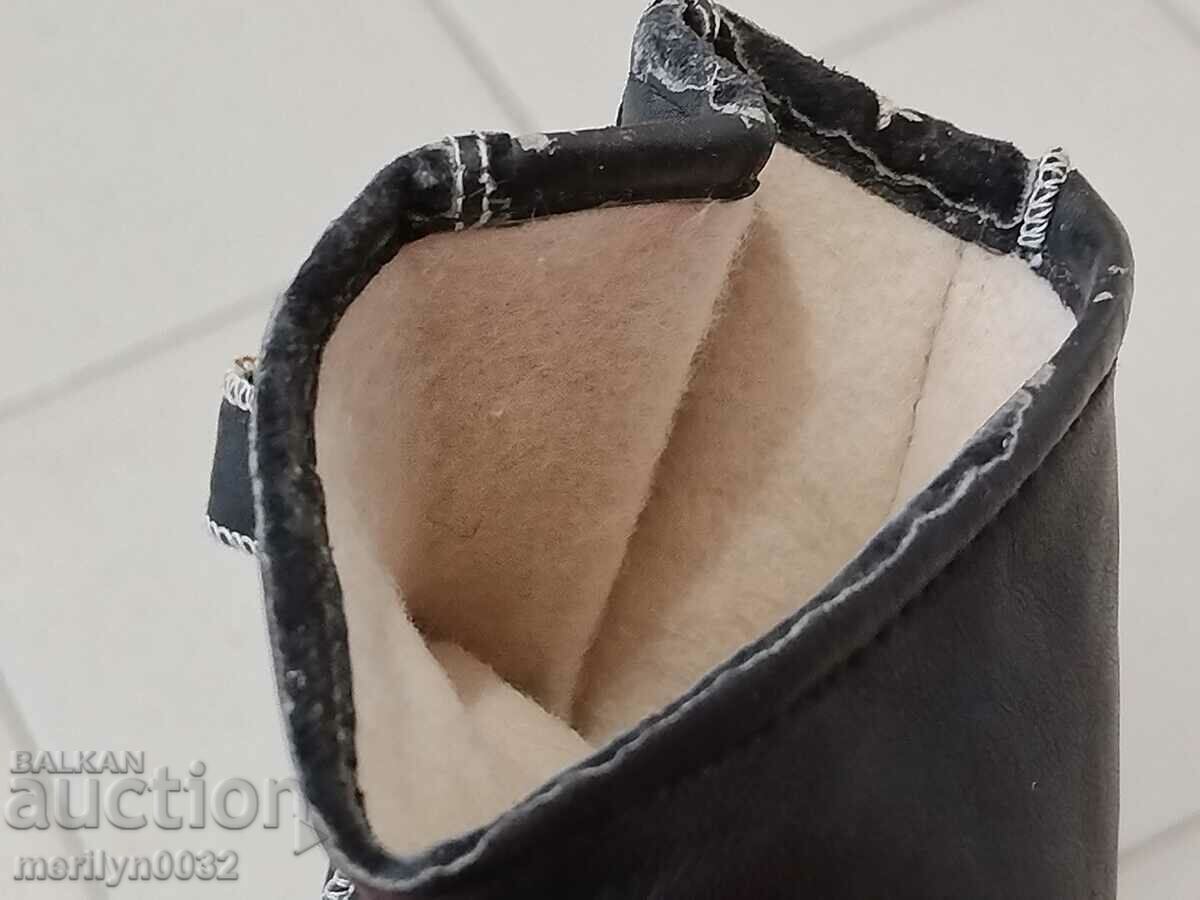 Women's leather gloves UNUSED Kingdom of Bulgaria 1920s - 5 Women's leather gloves UNUSED Kingdom of Bulgaria 1920s - 5