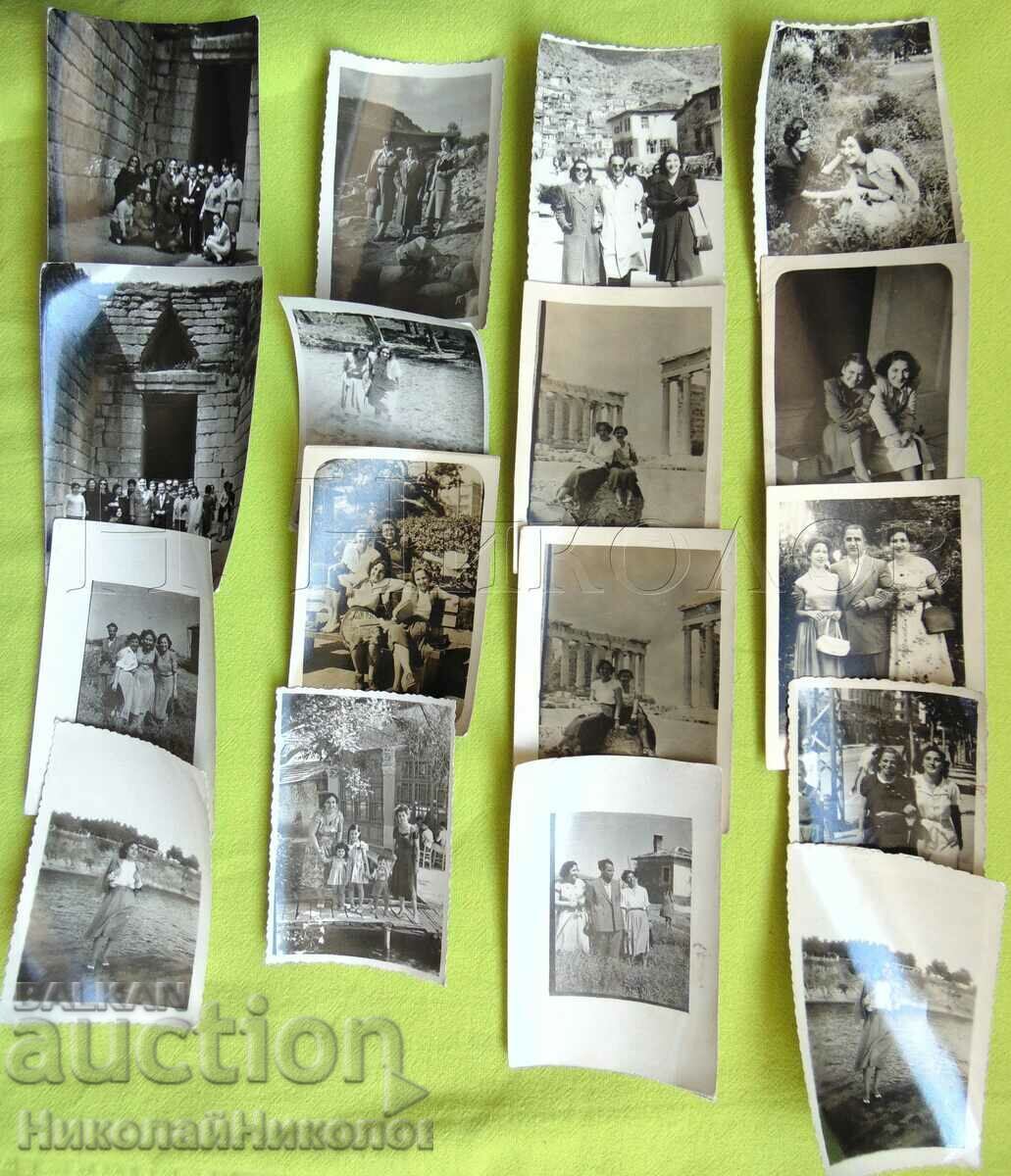 LOT 55x FOTOGRAFII VECHI GRECIA INSCRIERI GRECECI D063