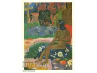 Old postcard - Art - Paul Gauguin, Girl