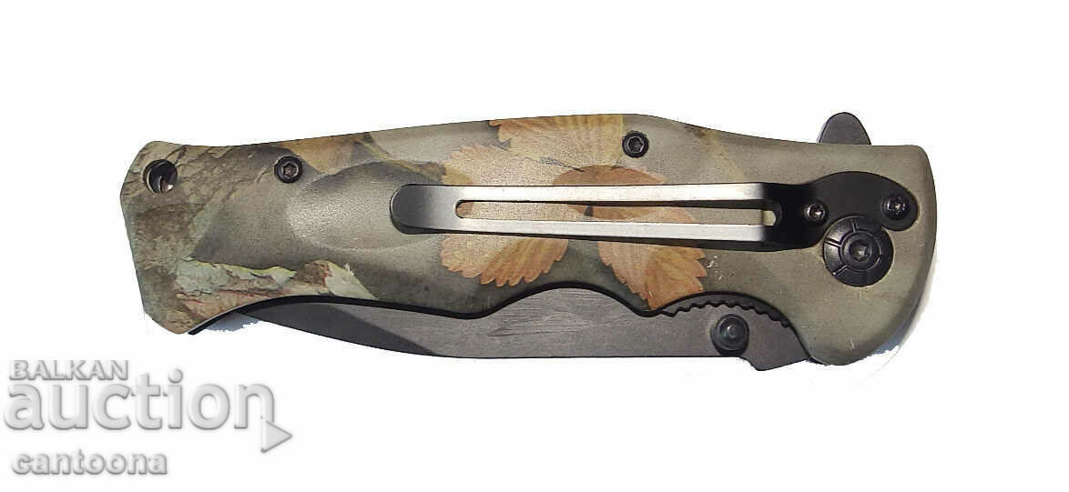 Auction Designer folding knife BOKER 96/210, with forest motifs Auction Designer folding knife BOKER 96/210, with forest motifs