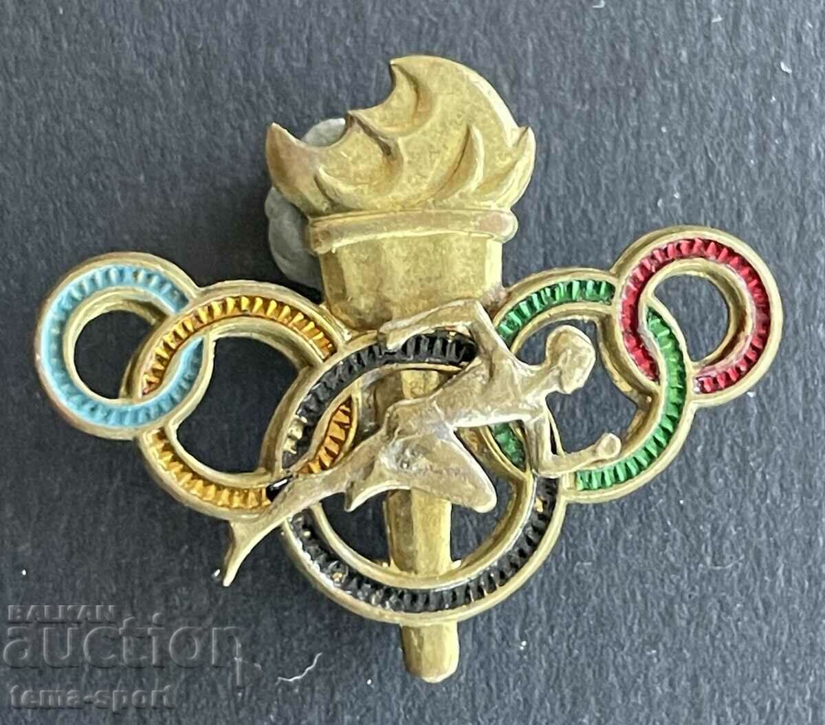 805 Australia Olympic Badge Melbourne Olympics 1956 Enamel