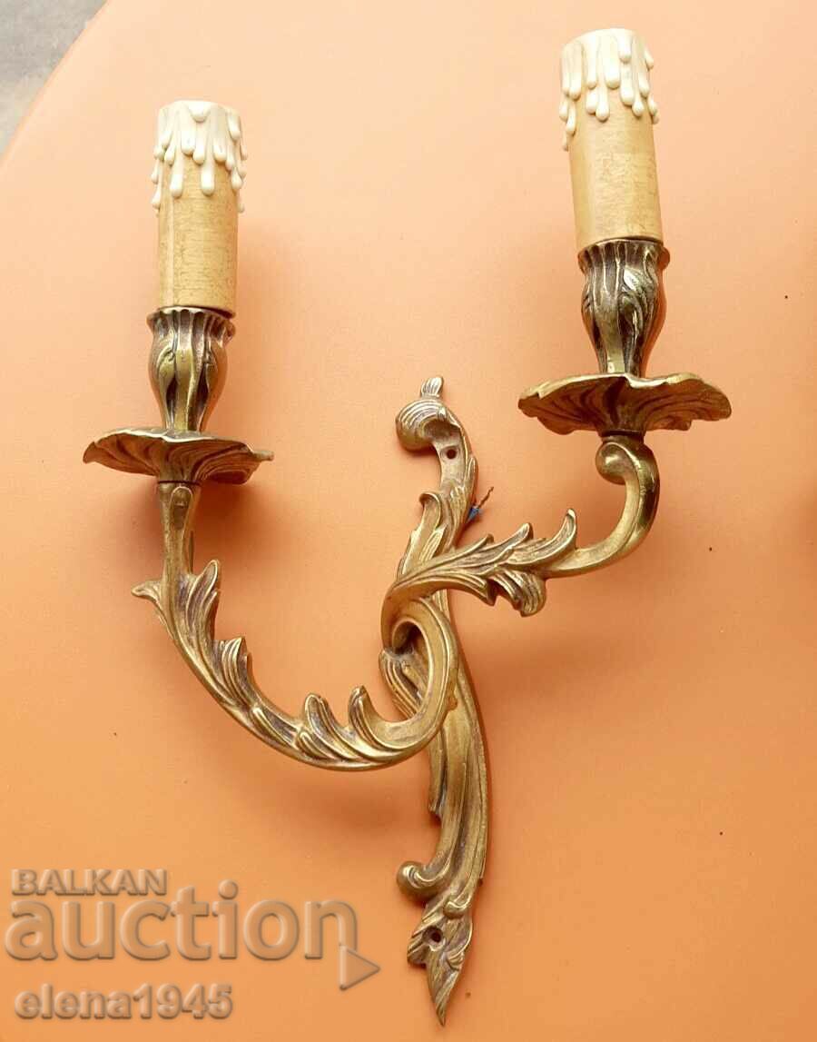 Delivery of Bronze sconces