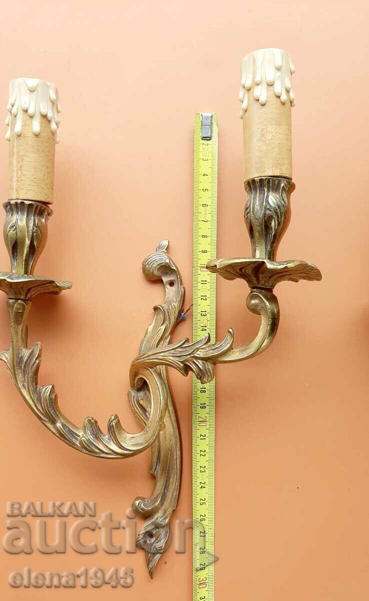 Bronze sconces - 6