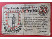 Banknote-Germany-Schleswig-Holstein-Bad Bramstadt-50 pfennig 1920