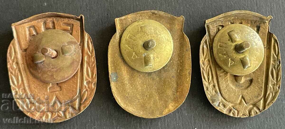 38714 Bulgaria 3 characters Excellent of the fleet 1-2-3 class enamel with price 450.00 BGN | € 230.08