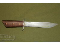 Old massive Bulgarian steel knife 1983.