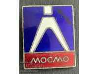 38715 Bulgaria sign MOSMO large enamel 60s.