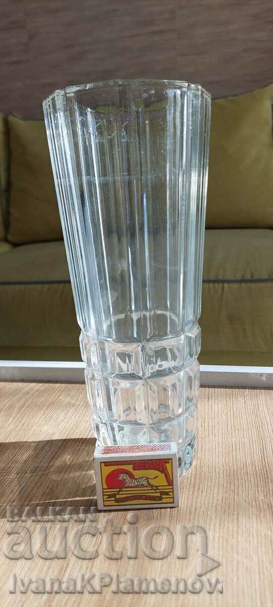 Glass vase height 25cm - 5