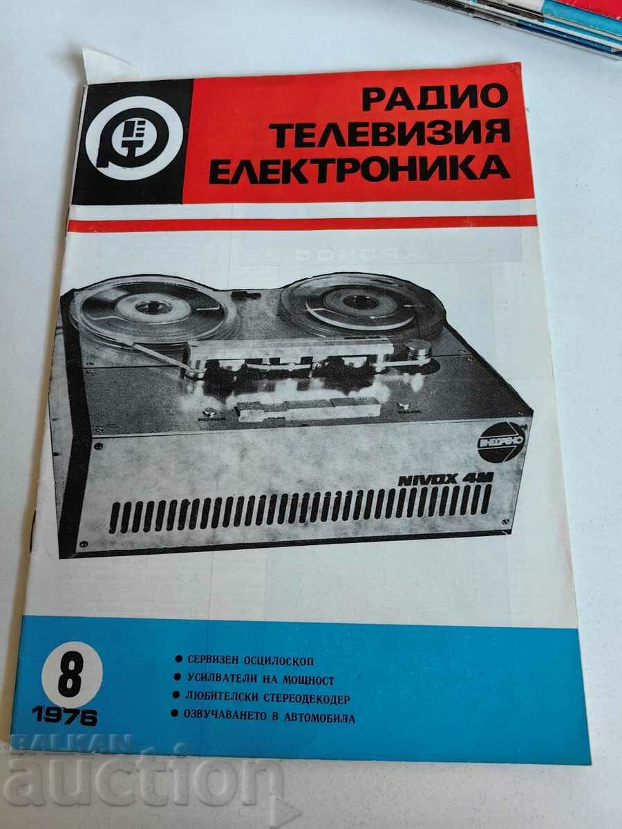 polevche 1976 MAGAZINE RADIO TELEVISION ELECTRONICS