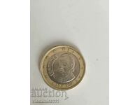 2003 Spania 1 euro, matriță distorsionată când este bătută