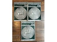 REVISTA NUMISMATICA ANUL 1984 numerele 1, 2 si 4