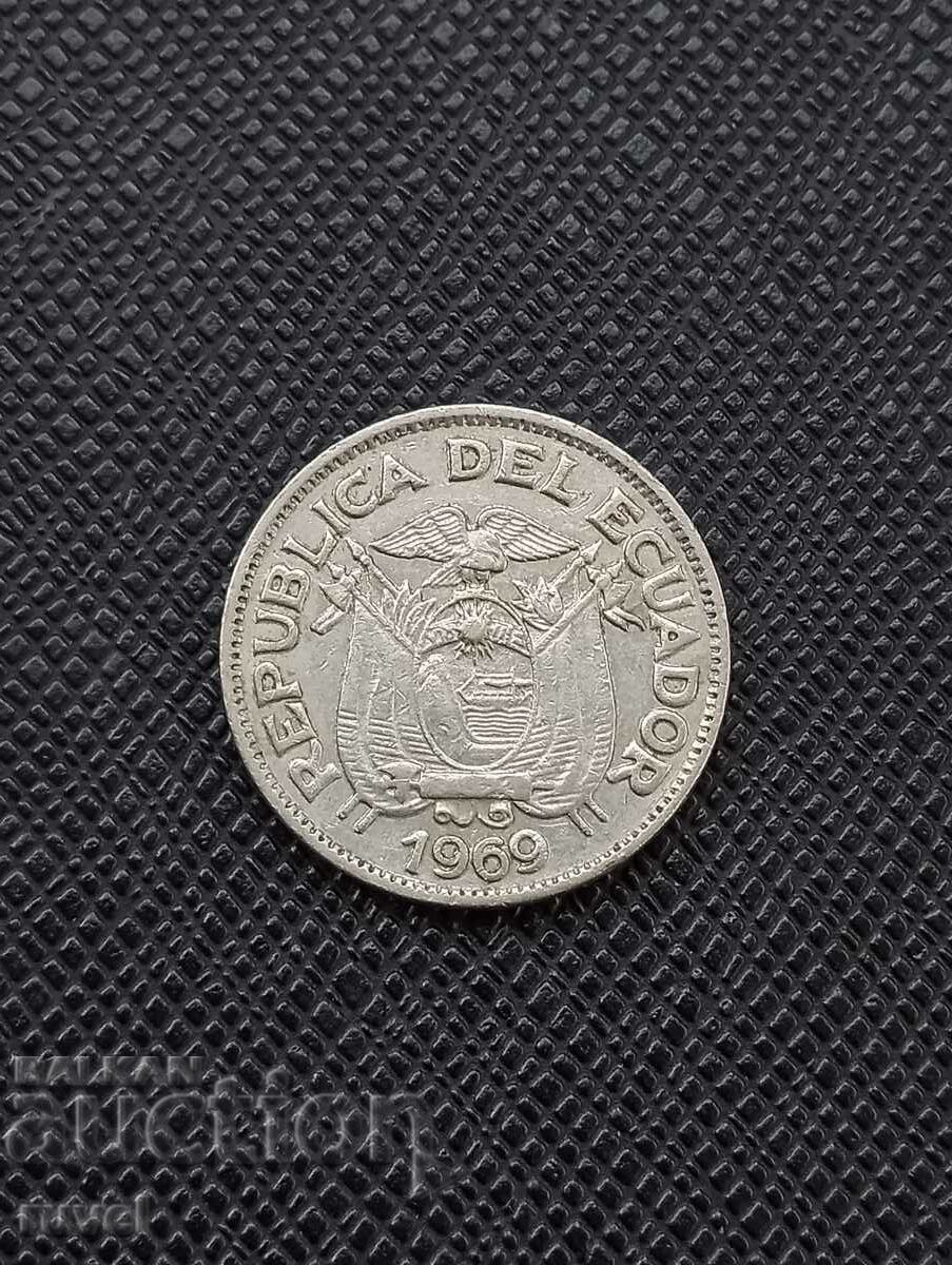 Ecuador 20 centavos, 1969 with price 1.50 BGN | € 0.77 Ecuador 20 centavos, 1969 with price 1.50 BGN | € 0.77