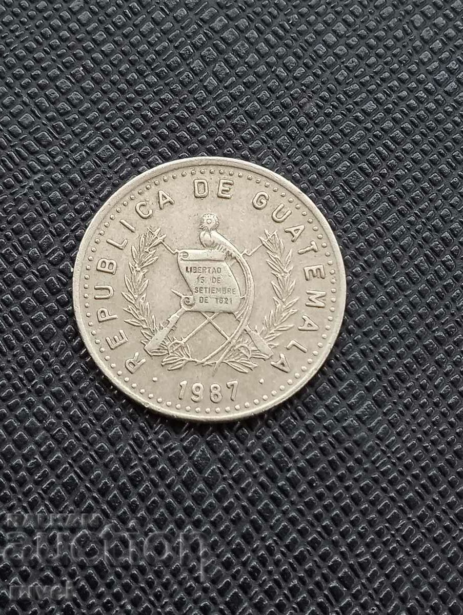 Guatemala 10 centavos, 1987 with price 1.50 BGN | € 0.77
