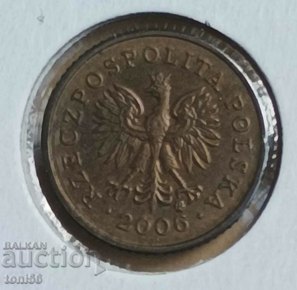 Poland 1 Grosz 2006 UNC with price 1.00 BGN | € 0.51