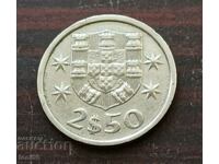 Portugalia 2,5 escudos 1979 aUNC