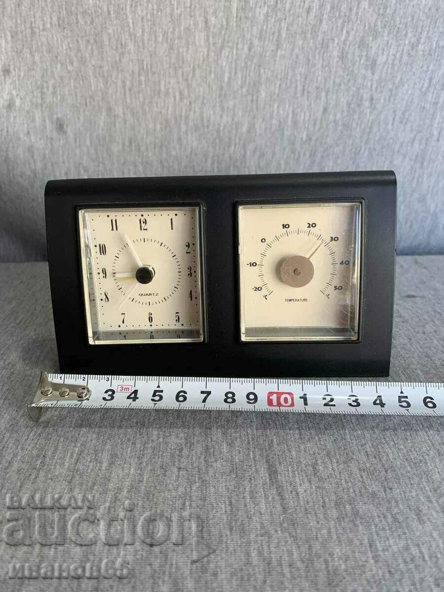 будилник кварцов с термометър с цена 15.00 лв. | € 7.67 будилник кварцов с термометър с цена 15.00 лв. | € 7.67