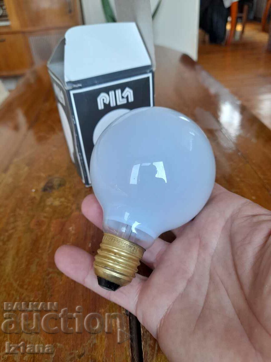 Auction  Old Pila light bulb