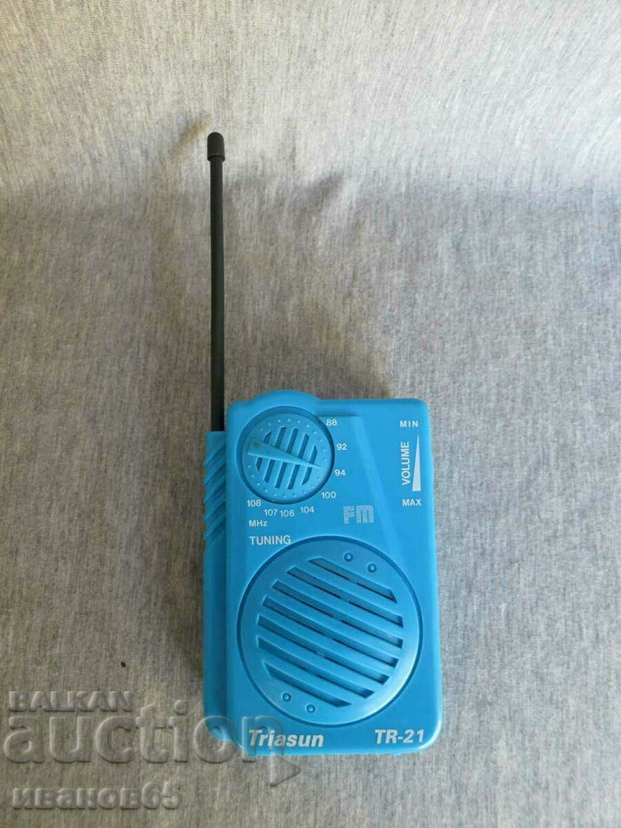 radio triasun tr 21 with price 10.00 BGN | € 5.11 radio triasun tr 21 with price 10.00 BGN | € 5.11
