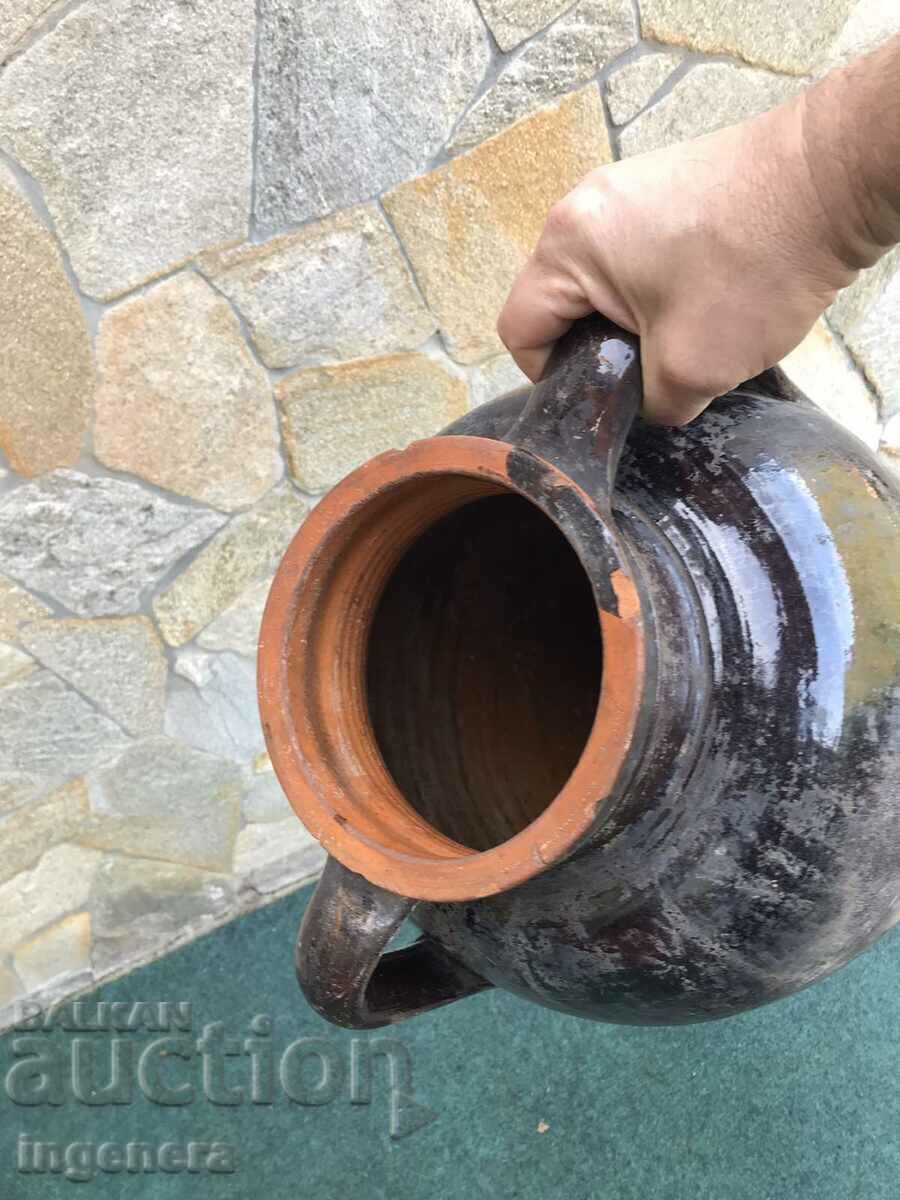 DELVA ANTIQUE CERAMIC PITCHER FOR INTERIOR OR USE - 5 DELVA ANTIQUE CERAMIC PITCHER FOR INTERIOR OR USE - 5