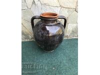 DELVA ANTIQUE CERAMIC PITCHER FOR INTERIOR OR USE