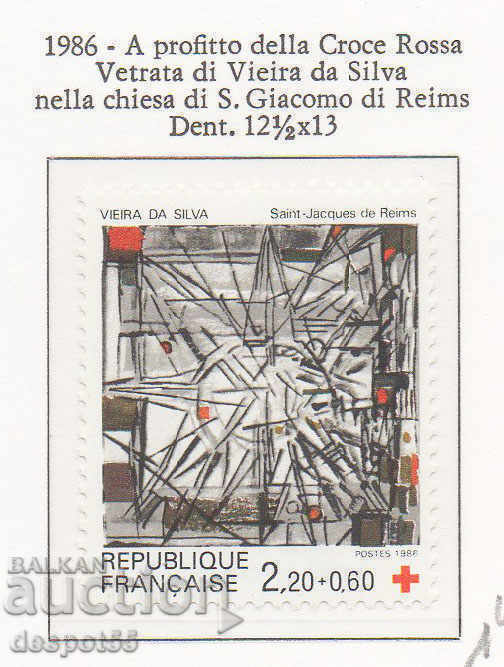 1986. France. Red cross.