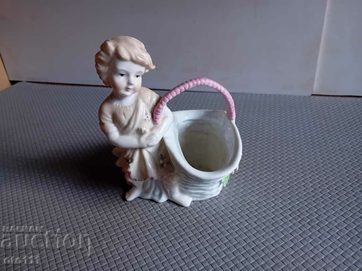 OLD PORCELAIN STATUETTE