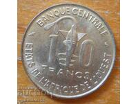 10 francs 1974 - West Africa