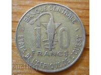 10 francs 1978 - West Africa