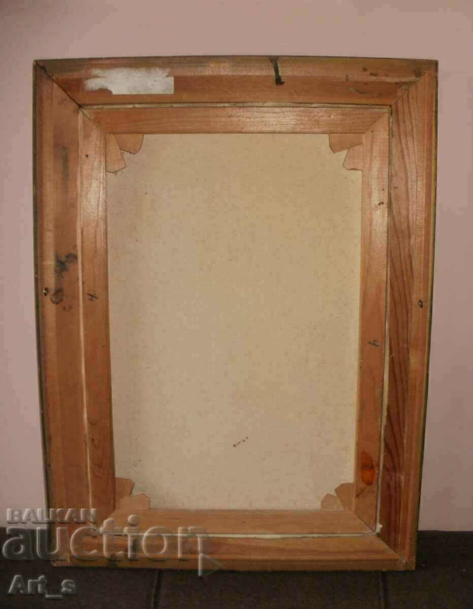 „Oglindă, oglindă” – ulei pe pânză într-un cadru de lemn - 7