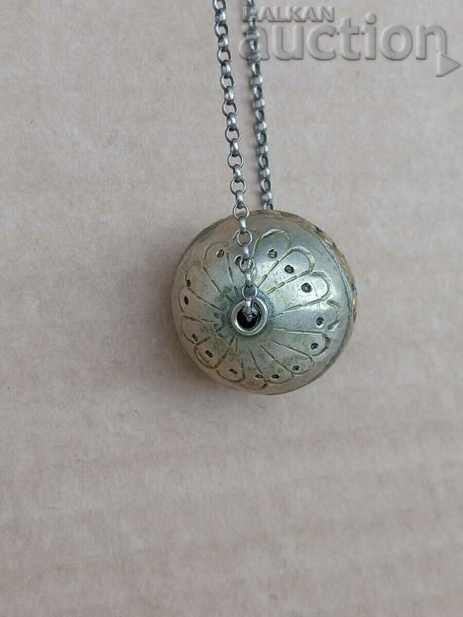 silver renaissance jewelry orb for incense - 6 silver renaissance jewelry orb for incense - 6